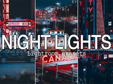 9 Night Lights Lightroom presets 10356468