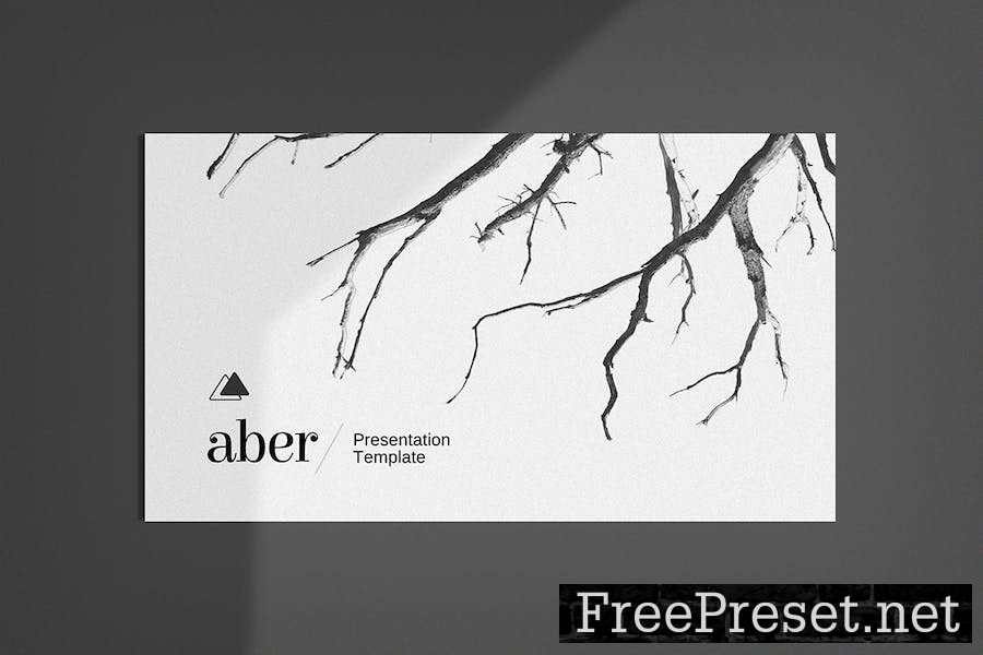 Aber The Portfolio Presentation Template HRXBF9T