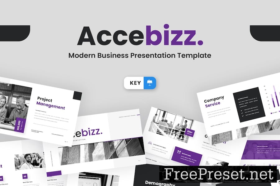 Accebizz - Business Keynote Template XWC28BY