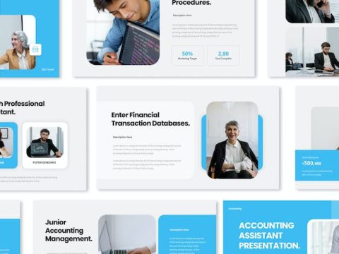 Accounting Assistant Keynote Presentation Template 4ARAR2S