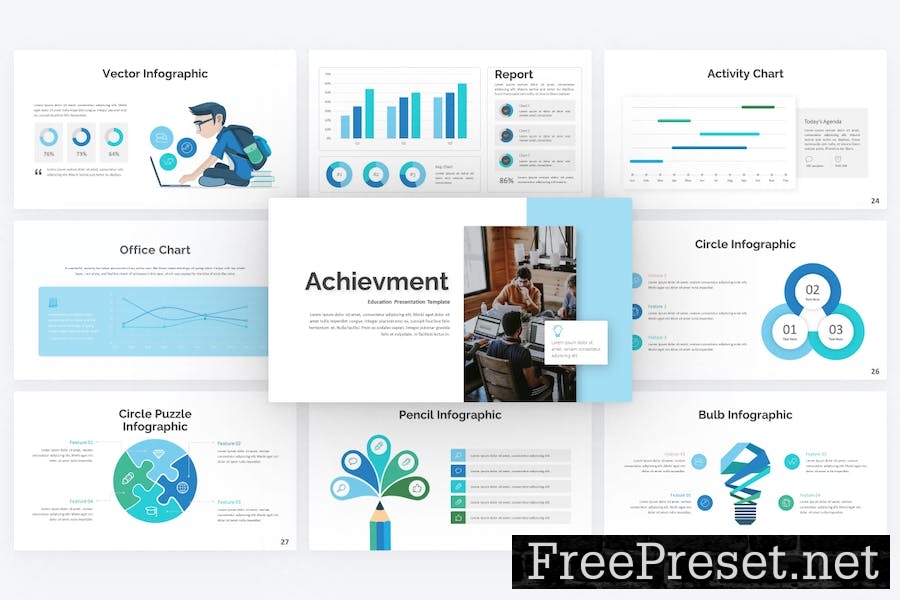 Achievment Education Keynote Template HFFDKEP