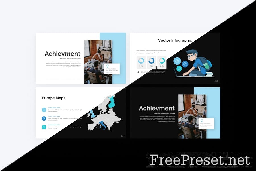 Achievment Education Keynote Template HFFDKEP