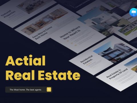 Actial Navy Professional Real Estate Keynote 6MNWYTA