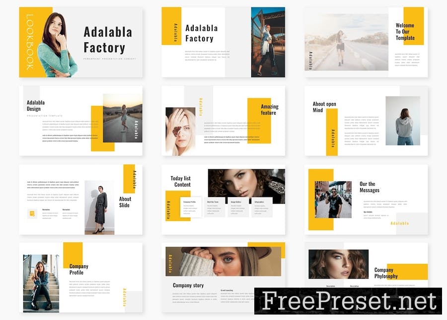 Adalabla - Powerpoint Template PC7HL35