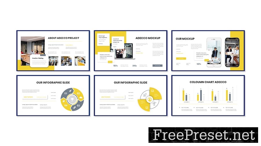 Adecco - Business Presentation Keynote Template 94VWME7