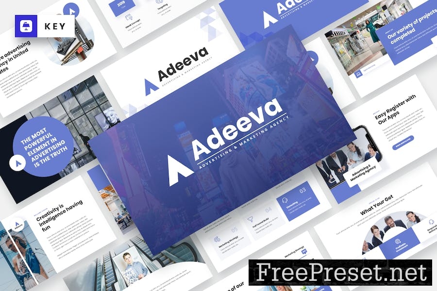 Adeeva - Advertising Keynote Template 9PHFNA7