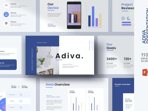 Adiva | Creative Presentation Template PVWGXCE