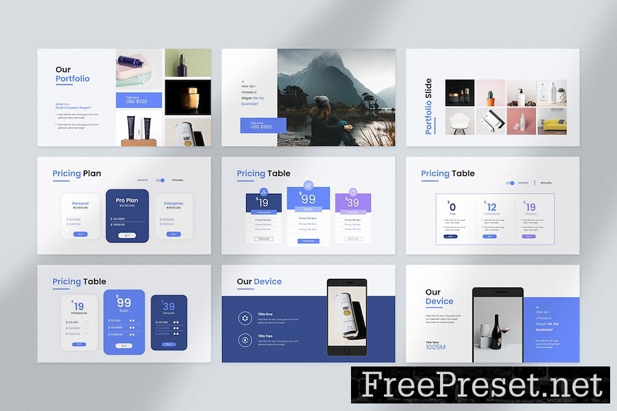 Adiva | Creative Presentation Template RGBJ6R3