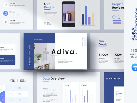 Adiva | Creative Presentation Template RGBJ6R3