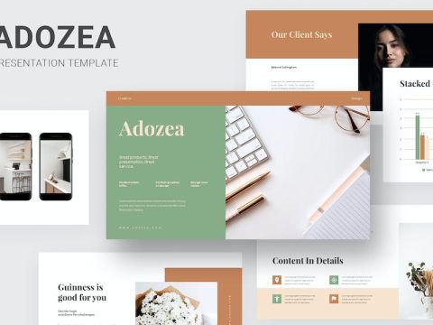 Adozea - Business Lookbook Google Slides Template L388M3D