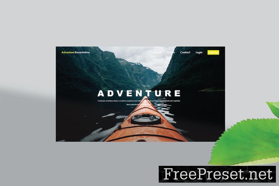 Adventure - Google Slide Template Y58WRUC