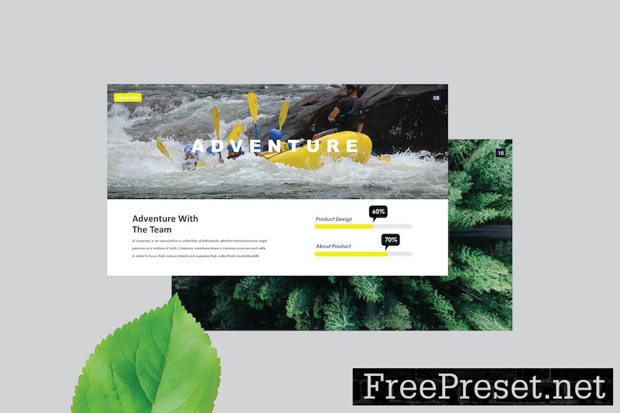 Adventure - PowerPoint Template KSS7SZC