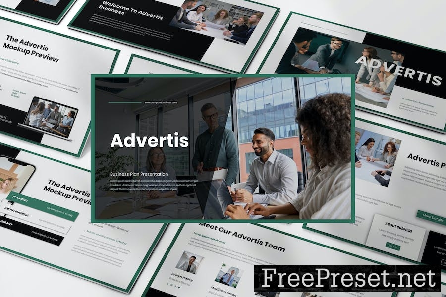 Advertis - Business Presentation Keynote Template 2NRA2L5