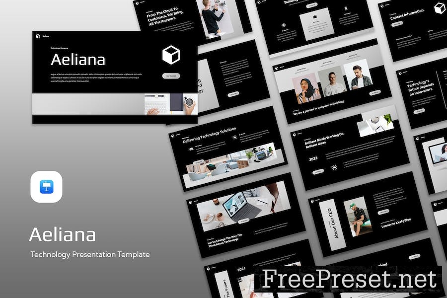 Aeliana - Technology Keynote Template 5KZ6GEQ