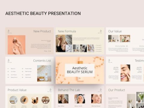 Aesthetic Beauty Serum Google Slides Presentation XVSKNC8