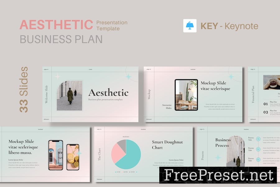 Aesthetic Keynote Business Plan Presentation LLWKQUQ