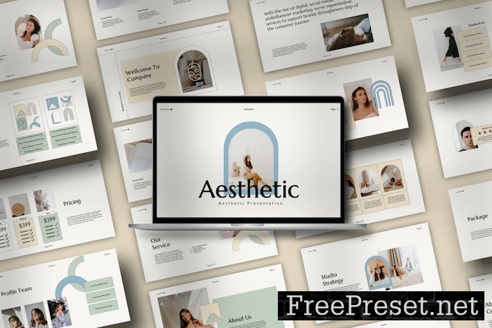 Aesthetic Keynote Template 5654AY2