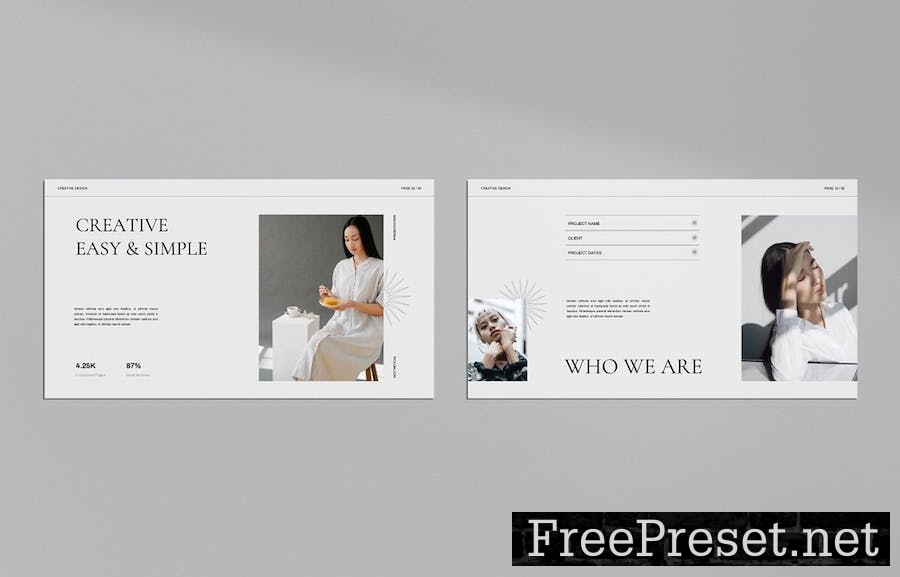 Aether Minimal Keynote Presentation Template FPGB6BR