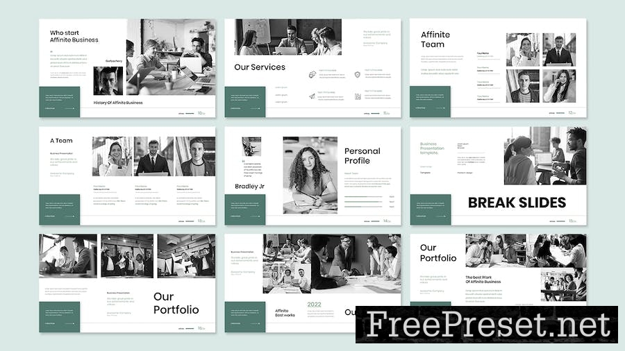 affinite - Business Presentation Keynote Template 8FRMZV2