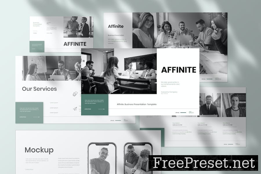 affinite - Business Presentation Keynote Template 8FRMZV2