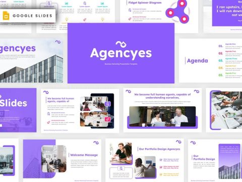 Agencyes Business Marketing Google Slides Template KZHC2E3