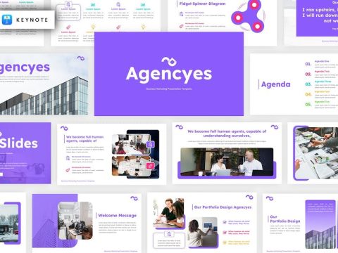 Agencyes - Business Marketing Keynote Template M929P33