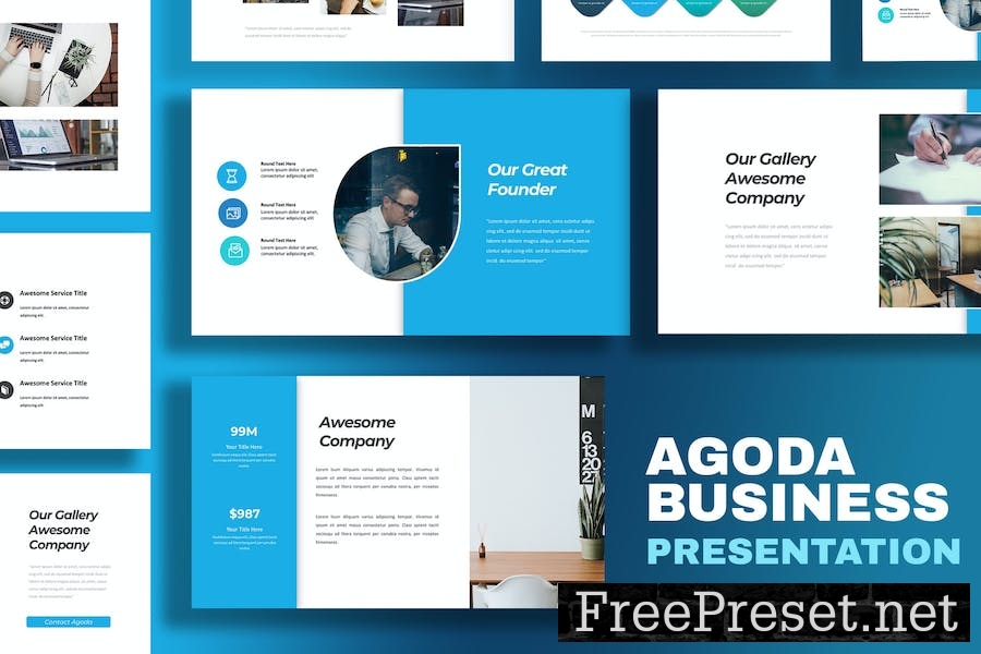 Agoda Business Google Slides FGFXQ9J