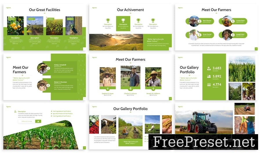 Agraria - Agriculture Google Slide Template 6T4NZF2