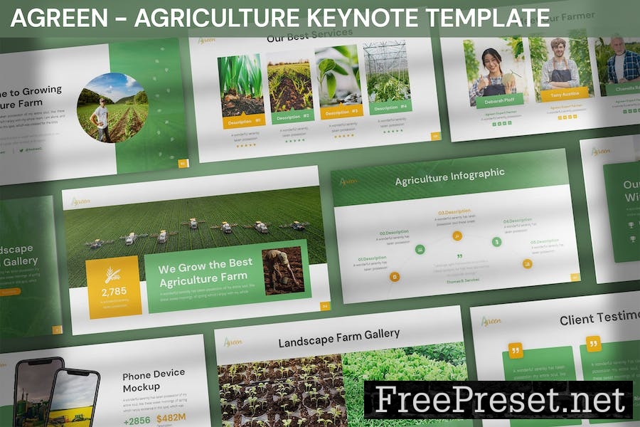 Agreen - Agriculture Keynote Template 2FCVZNH