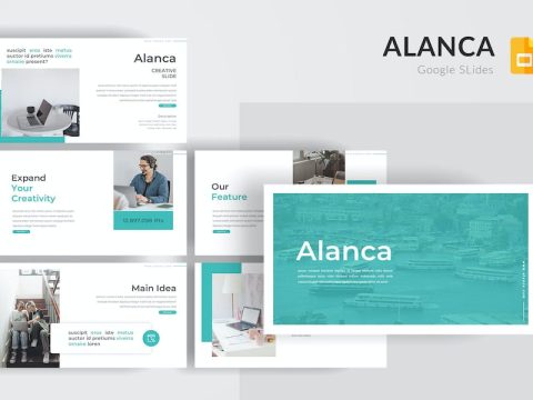 Alanca - Google Slide Template Q55C57B