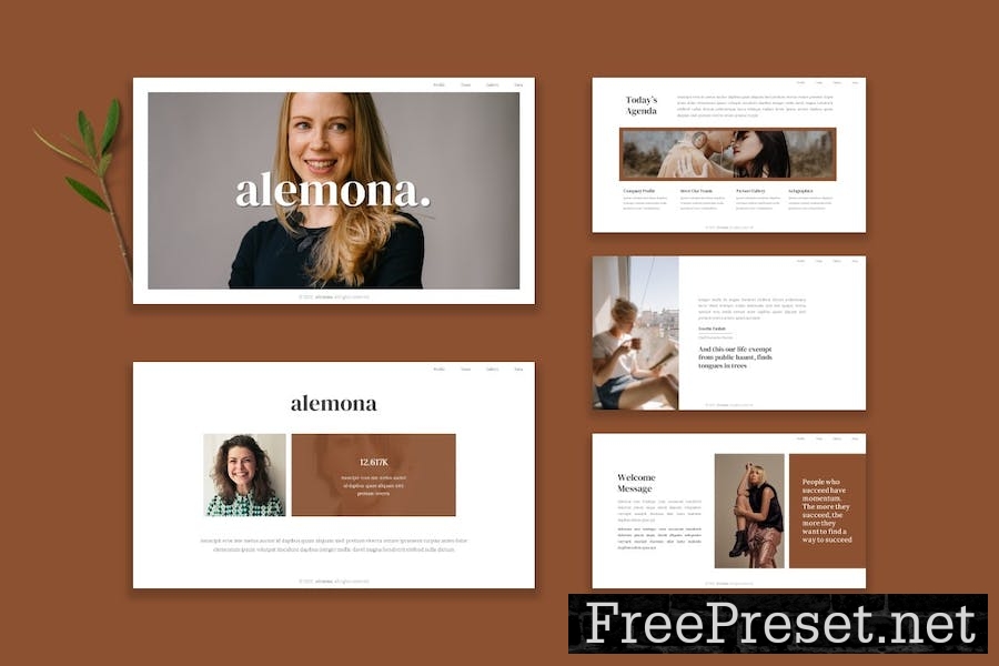 Alemona - Keynote Template 9Y9P56B