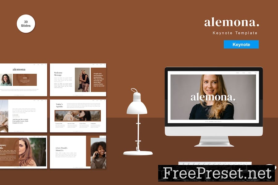 Alemona - Keynote Template 9Y9P56B