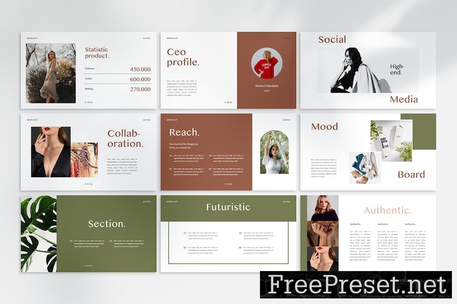 Alenia - Keynote Media Kit Template 33MQ6QY