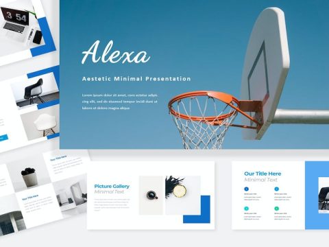 Alexa Aestetic Minimal Google Slide QL6TC3U