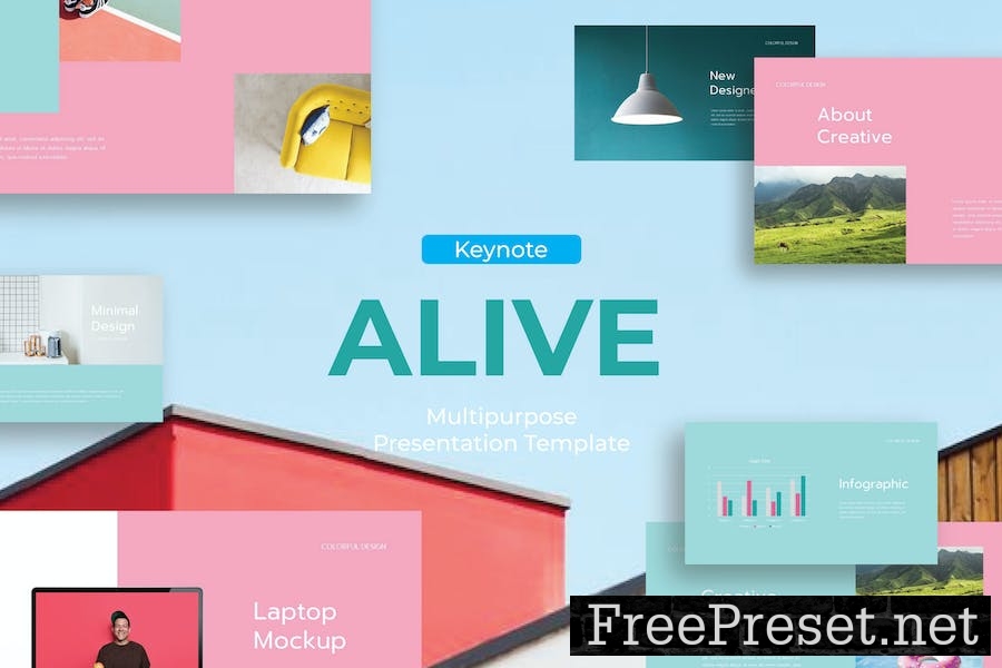 Alive - Keynote Template 8D8JWEK