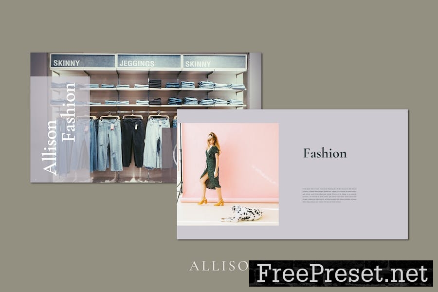 Allison Lookbook Keynote Template HGA7DYQ