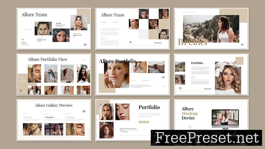 Allure - Business Presentation Keynote Template HXYNSC3