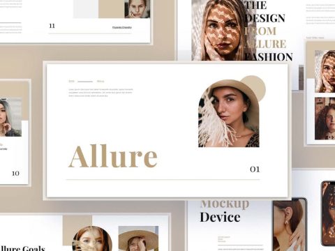 Allure - Business Presentation Keynote Template HXYNSC3