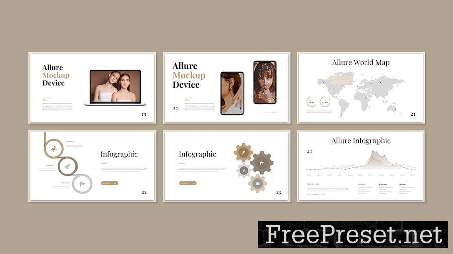 Allure - Business Presentation Powerpoint Template NFUPF5F