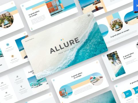 Allure - Tours & Travel Keynote Template KS293JK