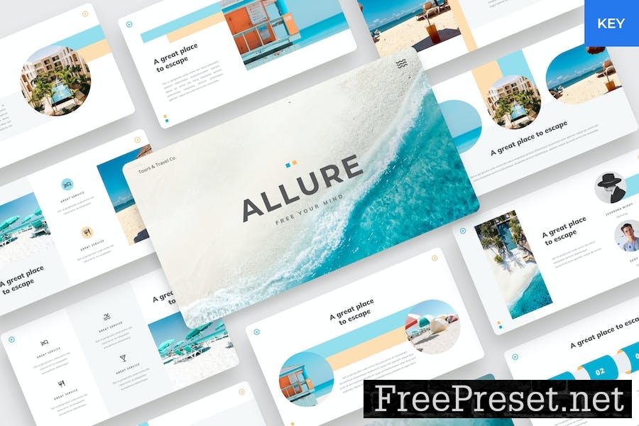 Allure - Tours & Travel Keynote Template KS293JK