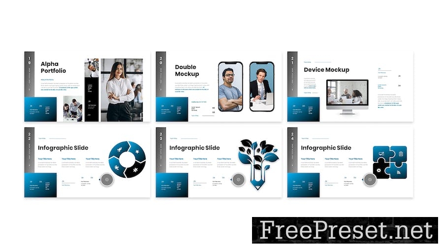 Alpha - Business Presentation Keynote Template 5WCMGNU