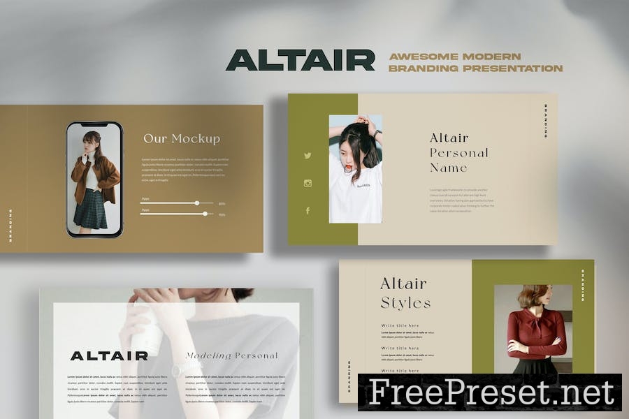 Altair Minimal Lookbook Keynote C5PXSP6