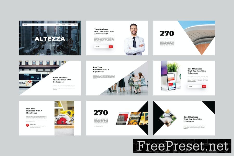 Altezza - Keynote Template 9YP354X