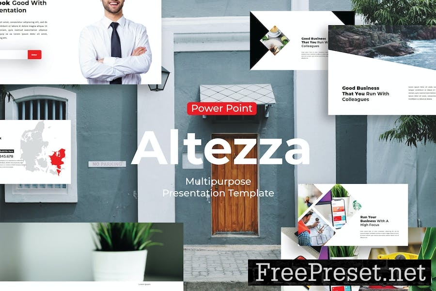 Altezza - PowerPoint Template 6T6B479