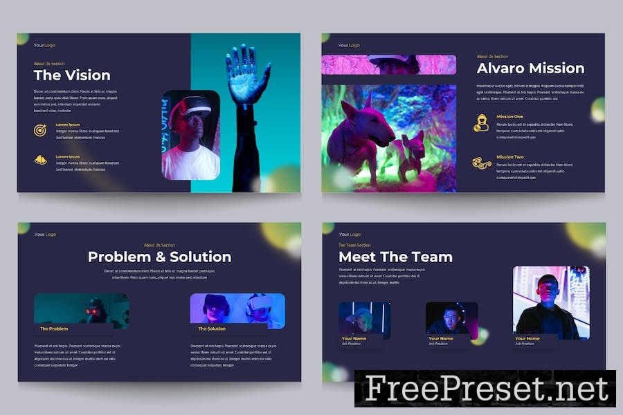 Alvaro Keynote Pitch Deck Presentation Template 5GPJELD