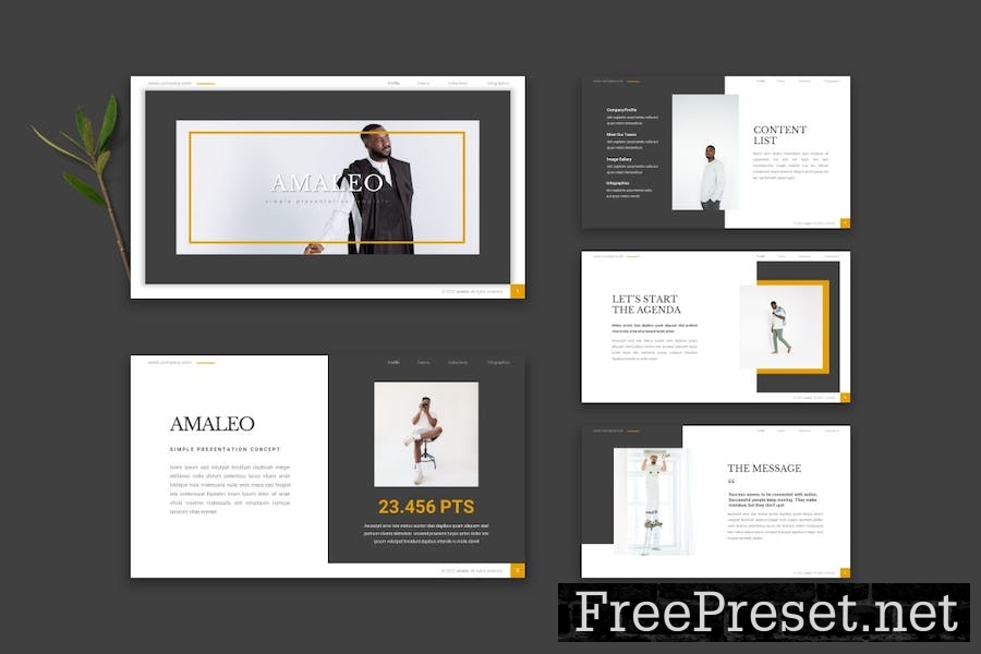 Amaleo - Google Slide Template