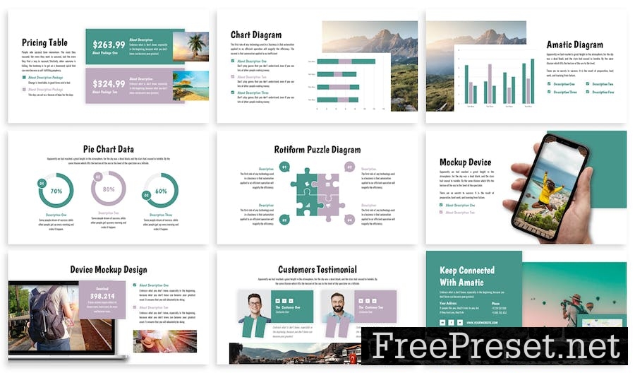 Amatic - Business Template Prensentation 6PCG7K4