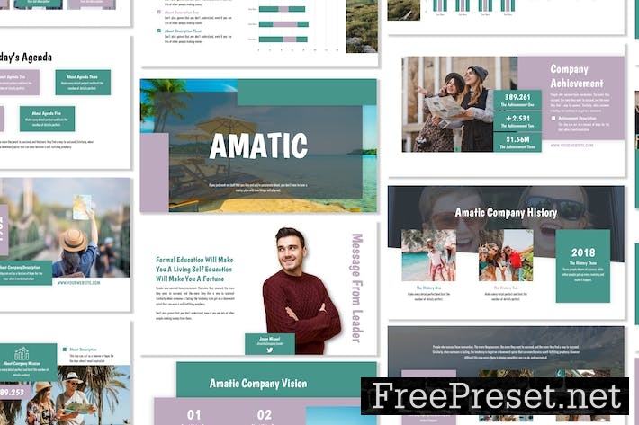 Amatic - Business Template Prensentation 6PCG7K4