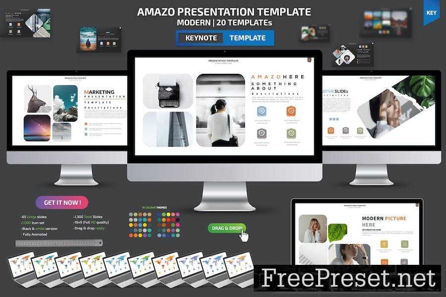 Amazon Keynote Presentation Templates